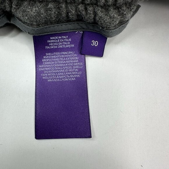 Ralph Lauren Purple Label Men's Gray Wool‎ Quiet Luxury Joggers 30/W27/L32 - Picture 6 of 14